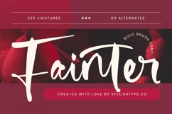 Fainter - Bold Brush Font Product Image 1