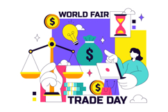 10 World Fair Trade Day Illustration Product Image 4
