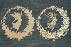 Autumn fairy lasercut svg autumn fairy laser cut or keychain Product Image 2