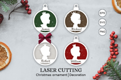 Prince christmas personalized ornaments SVG Product Image 1