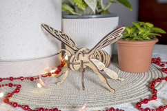 Fairy Bee Ornament - Laser Cut File, SVG Plywood Project Product Image 11