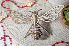 Fairy Bee Ornament - Laser Cut File, SVG Plywood Project Product Image 2