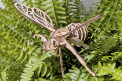 Fairy Bee Ornament - Laser Cut File, SVG Plywood Project Product Image 5