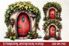 Fairy Christmas Sublimation Clipart, Fairy Christmas PNG Product Image 1