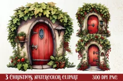 Fairy Christmas Sublimation Clipart, Fairy Christmas PNG Product Image 1