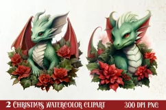 Fairy Christmas Sublimation Clipart, Fairy Christmas PNG Product Image 1
