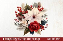 Fairy Christmas Sublimation Clipart, Fairy Christmas PNG Product Image 1