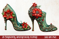 Fairy Christmas Sublimation Clipart, Fairy Christmas PNG Product Image 1