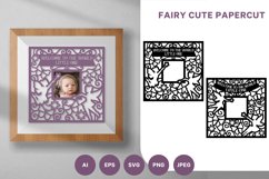 Welcome to The World Little One, Photo Frame Papercut Set Product Image 1