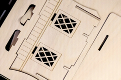 Fairy dollhouse - laser cut fies, SVG plan Fantasy dollhouse Product Image 6