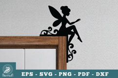 Fairy Door Corner Lasercut SVG Product Image 1
