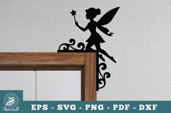 Fairy Door Corner Lasercut SVG Product Image 1