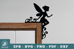 Fairy Door Corner Lasercut SVG Product Image 1