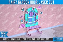 Fairy Garden Door Laser Cut | Fairy House | Multilayer File Product Image 1