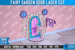 Fairy Door Lasercut Design|Fairy Garden Door Multilayer File Product Image 3