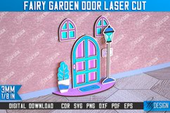 Fairy Door Lasercut Design|Fairy Garden Door Multilayer File Product Image 4