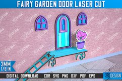 Fairy Door Lasercut Design|Fairy Garden Door Multilayer File Product Image 5