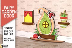 Fairy Garden Doors Laser Cut Bundle. Wooden Fairy Doors SVG Product Image 3