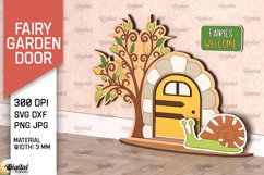 Fairy Garden Doors Laser Cut Bundle. Wooden Fairy Doors SVG Product Image 5