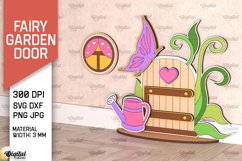 Fairy Garden Doors Laser Cut Bundle. Wooden Fairy Doors SVG Product Image 7