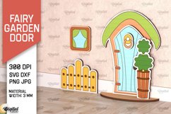 Fairy Garden Doors Laser Cut Bundle. Wooden Fairy Doors SVG Product Image 8