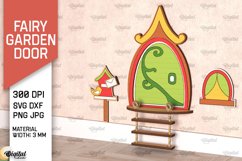 Fairy Garden Doors Laser Cut Bundle. Wooden Fairy Doors SVG Product Image 9