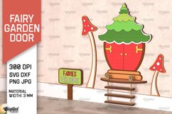 Fairy Garden Doors Laser Cut Bundle. Wooden Fairy Doors SVG Product Image 10