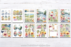 Printable Fairy Garden Junk Journal Kit, paper craft kit Product Image 3