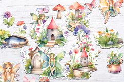 Printable Fairy Garden Junk Journal Kit, paper craft kit Product Image 5