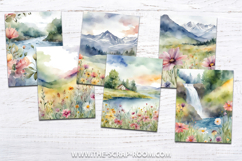 Printable Fairy Garden Junk Journal Kit, paper craft kit Product Image 7
