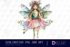 Fairy Girl Sublimation PNG Clipart Product Image 1