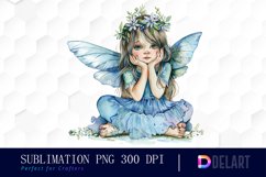 Fairy Girl Sublimation PNG Clipart Product Image 1
