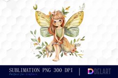 Fairy Girl Watercolor Clipart Product Image 1