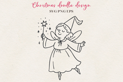 Hand-Drawn Christmas Doodle Characters Bundle SVG PNG EPS Product Image 11