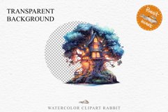 Fairy Haunted Mansion Halloween Witch Tree House Clipart PNG Tale Art Image Watercolor Transparent Print illustration sublimation kids printable digital watercolor Witchy Mansion, fairy tree house clipart, haunted mansion, Creepy Witch House, halloween