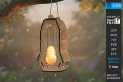 Fairy Houses Laser Cut Bundle|Garden|Hanging Candle Holders Product Image 4