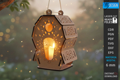 Fairy Houses Laser Cut Bundle|Garden|Hanging Candle Holders Product Image 2