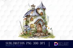 Fairy House Illustration Clipart Product Image 1