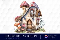 Fairy House Illustration Clipart Product Image 1