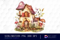 Fairy House Graphics Clipart Product Image 1