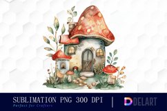Fairy House Illustration Clipart Product Image 1