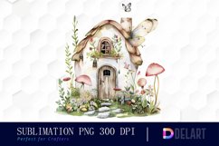 Fairy House Illustration Clipart Product Image 1