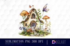 Fairy House Illustration Clipart Product Image 1
