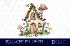 Fairy House Illustration Clipart Product Image 1