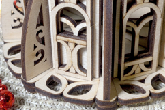 Kettle Fairy House Laser Cut File, SVG Miniature Product Image 10