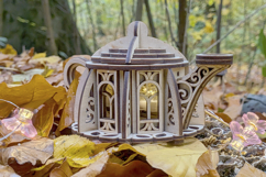 Kettle Fairy House Laser Cut File, SVG Miniature Product Image 15