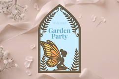 Fairy Stained glass - 9 layered invitations Product Image 7