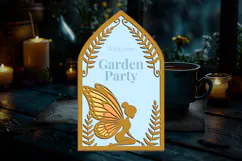 Fairy Leaves Stained glass - 4 SVG layers Product Image 2