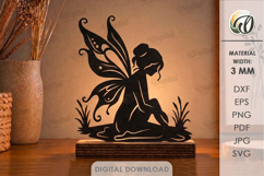 3D Fairy Light Stands Bundle Laser Cut. Lightbox SVG Product Image 8