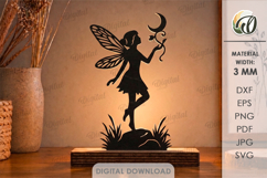 3D Fairy Light Stands Bundle Laser Cut. Lightbox SVG Product Image 10